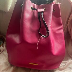 Juicy Couture Pink Backpack with Glossy Finish